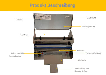 Verpackungsmaschine für Lebensmittel in Metzgereien, Supermärkte, Restaurants...